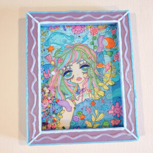 額縁とイラスト