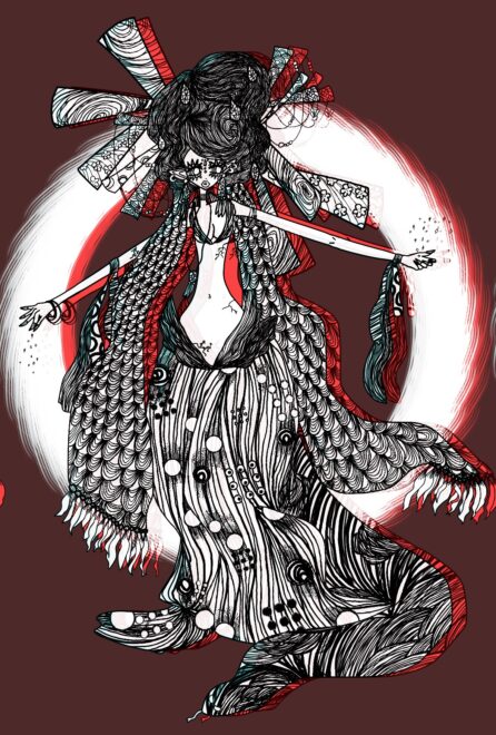 女の子のイラスト