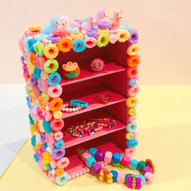 手作りミニシェルフ