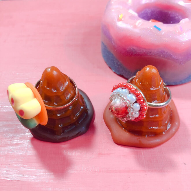 アイスクリームコーンのリング台