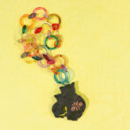 猫の親子のネックレス裏面