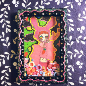 額縁とイラスト