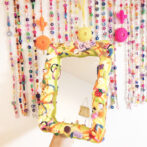 スタンドミラー/カラフルポップの写真