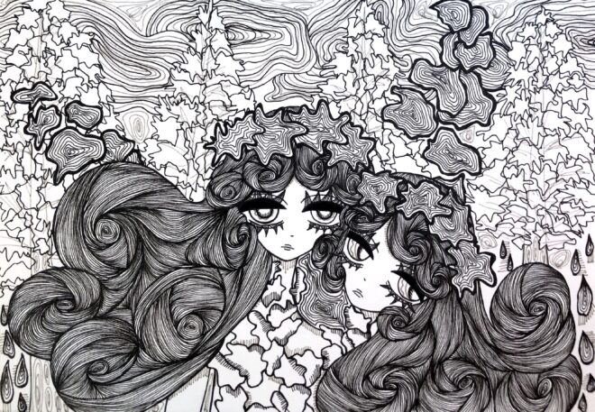 女の子のイラスト