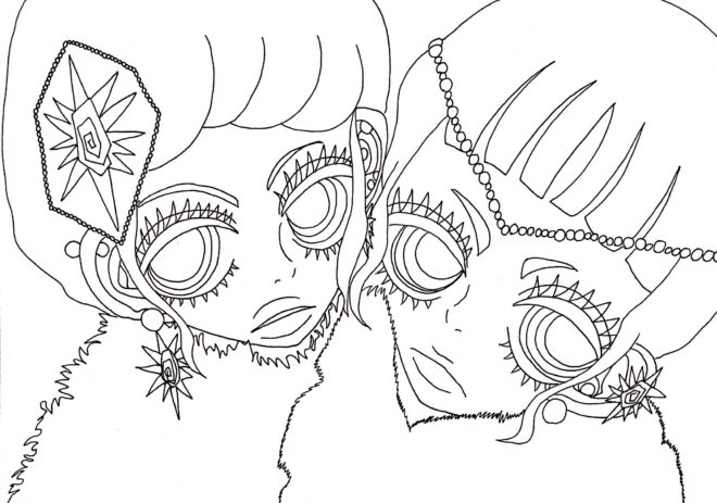 女の子のイラスト