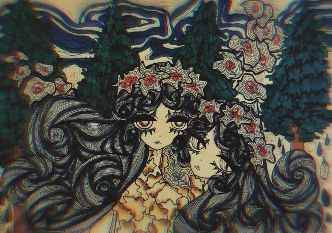 女の子のイラスト