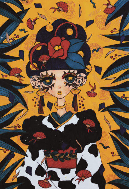 女の子のイラスト