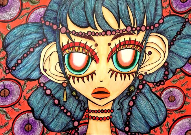 女の子のイラスト