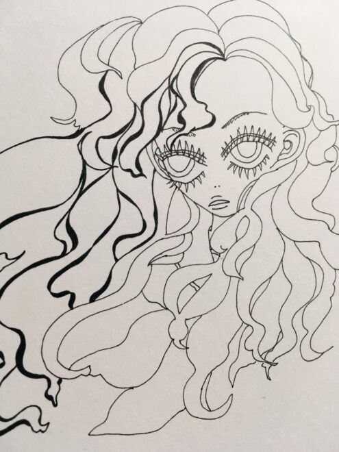 女の子のイラスト