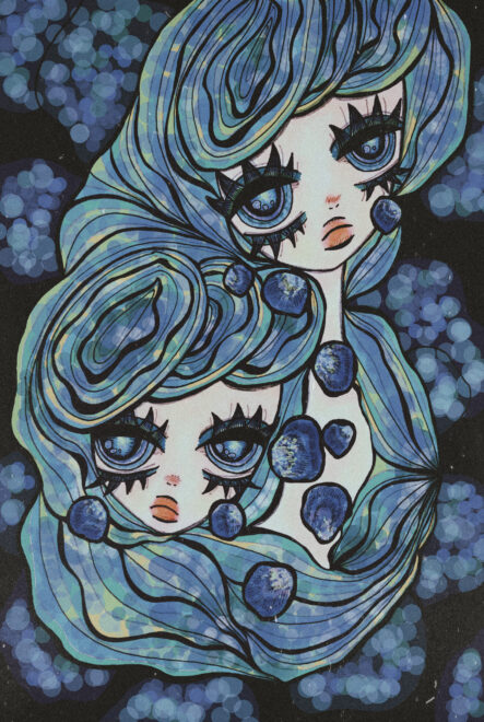 アイビスペイントで描いた女の子の女の子のイラスト