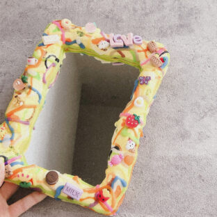 スタンドミラー/カラフルポップ