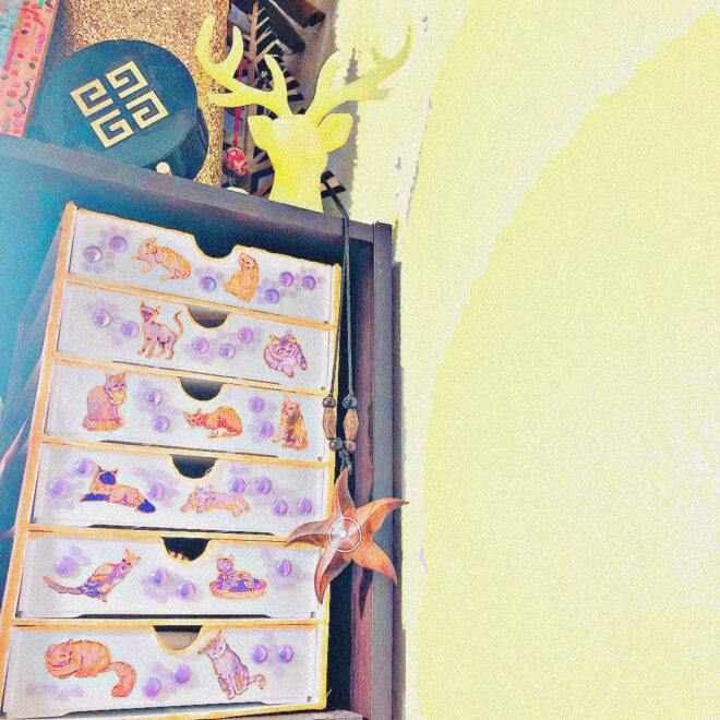 100円ショップの引き出しリメイク