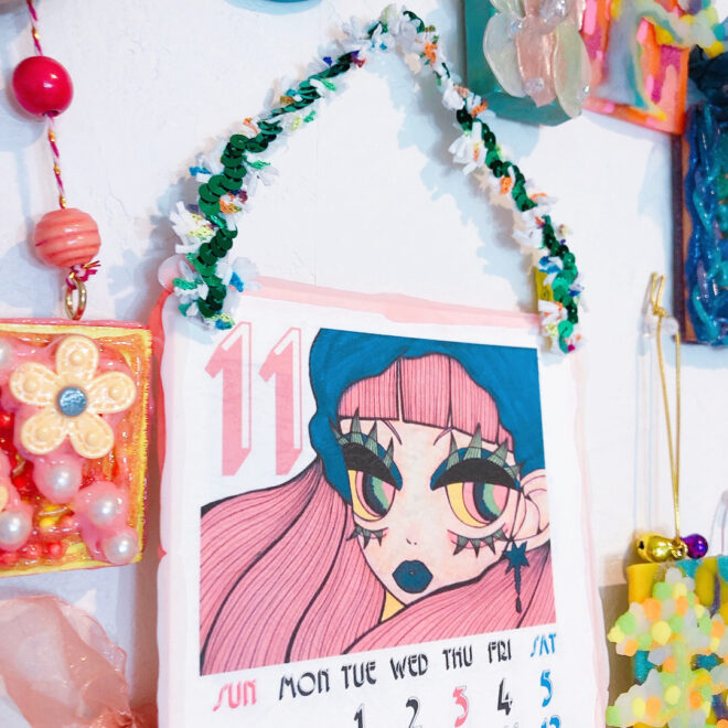 女の子のカレンダー2022年