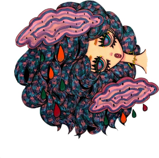 6月の女の子イラスト