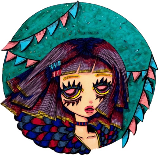 5月女の子のイラスト