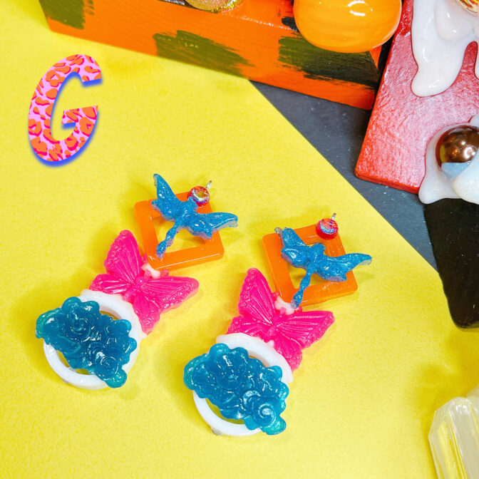 カラフルハンドメイドイヤリング・ピアス