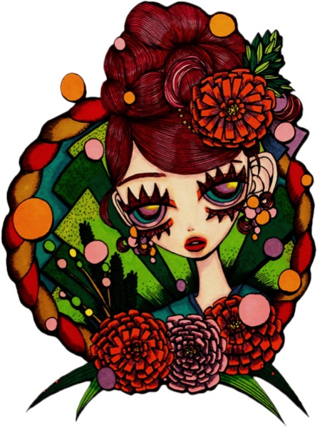 1月イラスト女の子