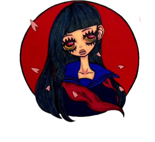 3月の女の子イラスト