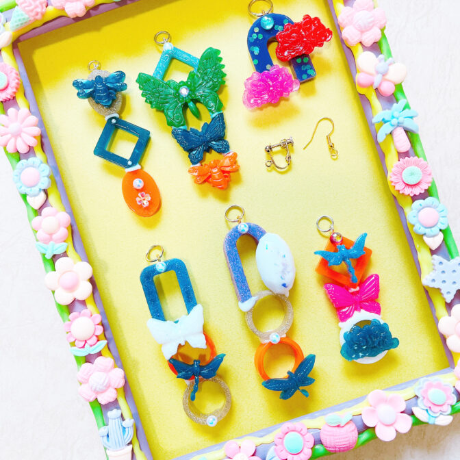 ハンドメイドアクセサリーカラフル