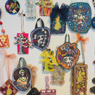 女の子のイラストを使って原画オーナメントを作ってみた