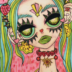 強い眼差しの女の子たちが好きな理由｜アナログイラストで描く女の子