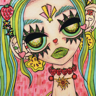 強い眼差しの女の子たちが好きな理由｜アナログイラストで描く女の子