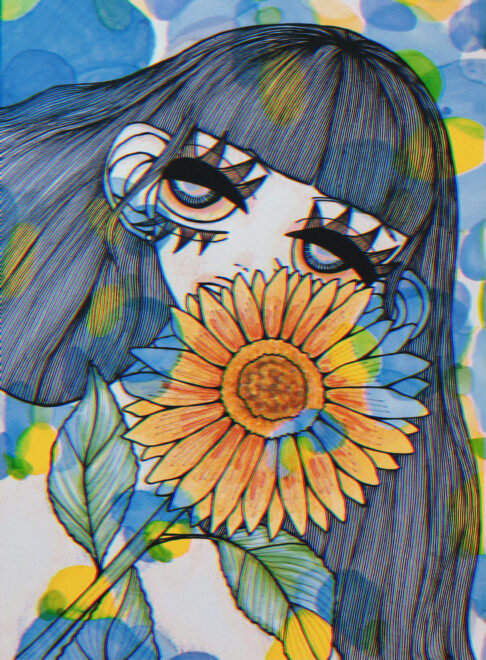 女の子のファッションイラスト