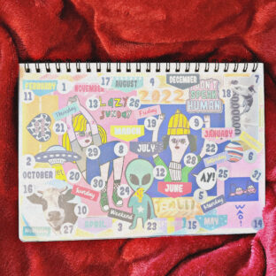 ダイソーの2022年スケジュール帳をリメイクしてみた！｜2021年のふり返り