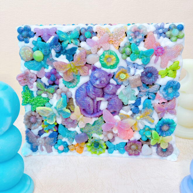 ハンドメイドオブジェファンシーネコ