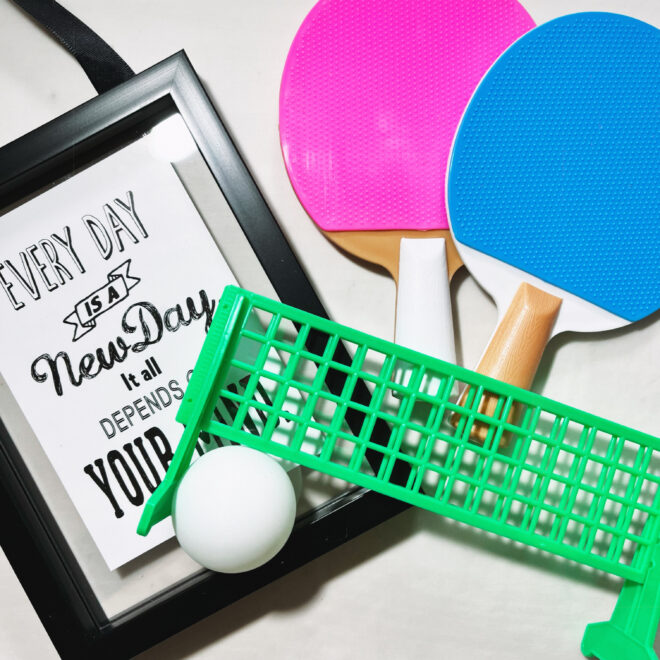 ダイソーリメイク|卓球のおもちゃ