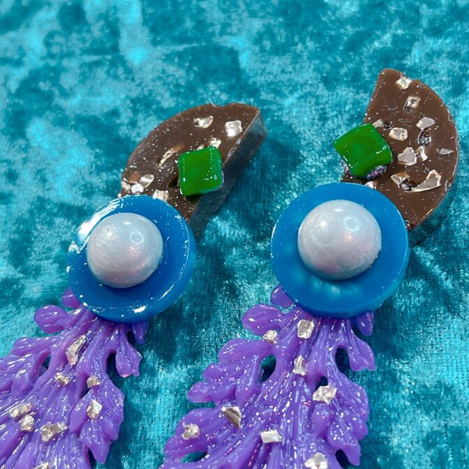 派手ファッションカラフルイヤリング・ピアス