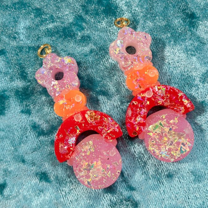 派手ファッションカラフルイヤリング・ピアス