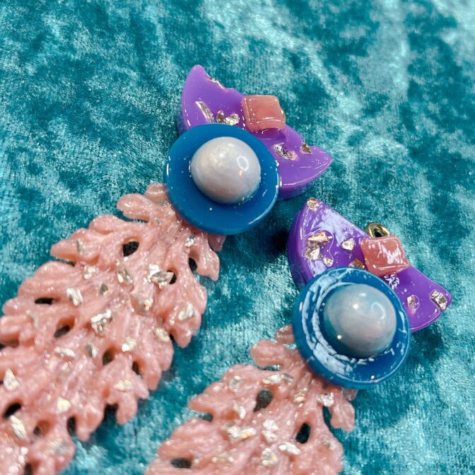 派手ファッションカラフルイヤリング・ピアス