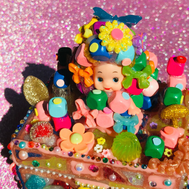 100均リメイク箱とキューピー