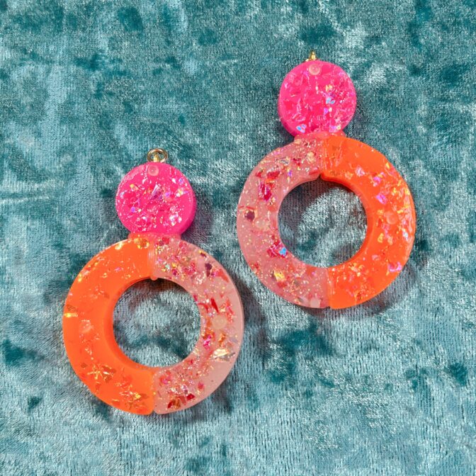 派手ファッションカラフルイヤリング・ピアス