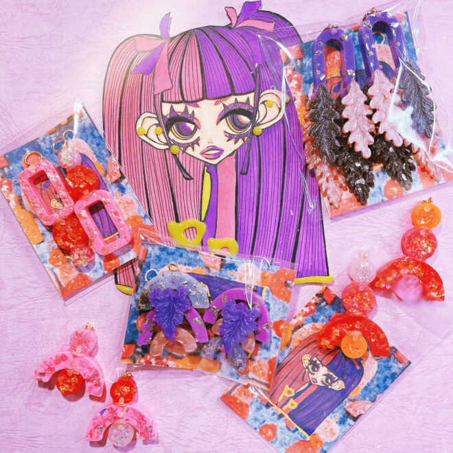 ハンドメイドアクセサリー梱包