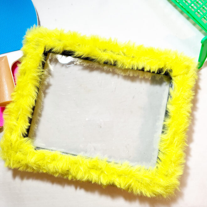 ダイソー額縁リメイク