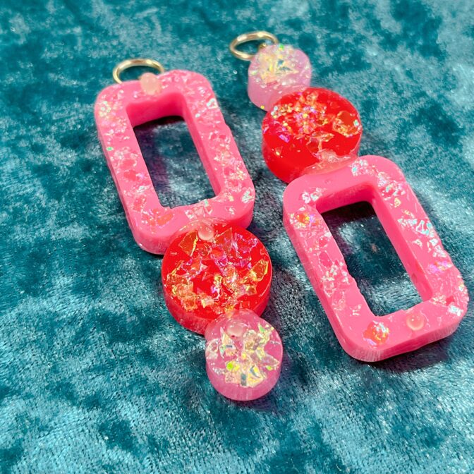 派手ファッションカラフルイヤリング・ピアス