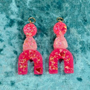 【紫桃】大ぶりピアス・イヤリング　p 11