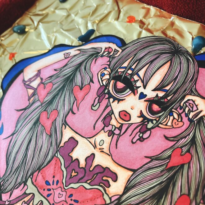 バレンタインイラスト女の子