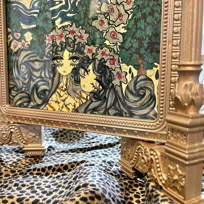 女の子のイラスト原画販売