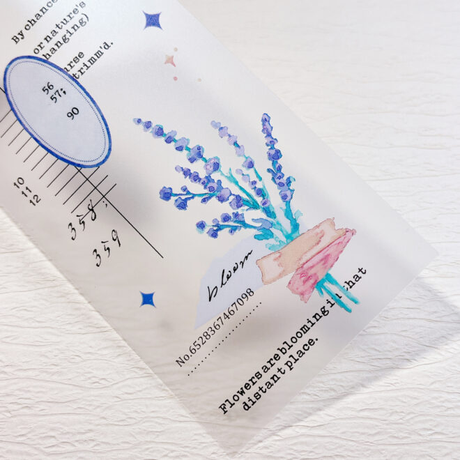 ダイアリーシール 透明