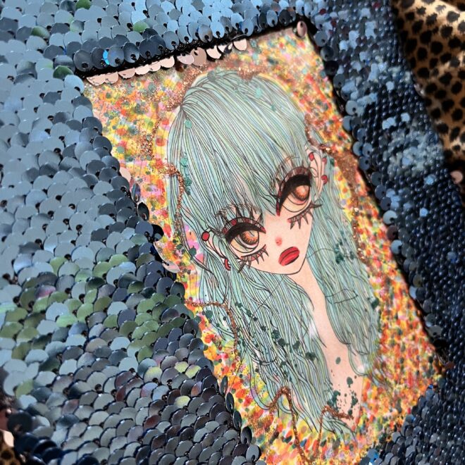 女の子のイラスト原画販売