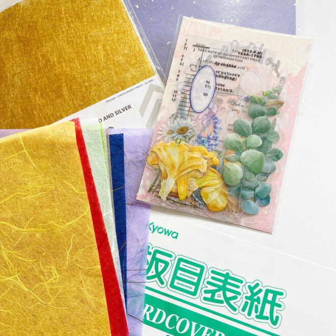 折り紙を使って壁飾りを作る