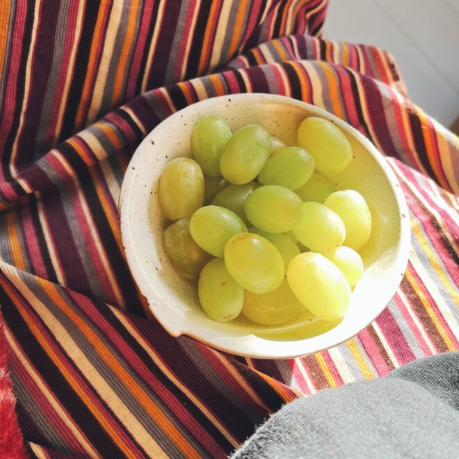 皮ごと食べれるぶどうの写真