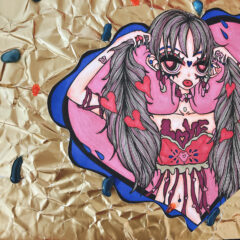 ひさしぶりにアイビスで女の子を描いてみた話とバレンタインイラスト（遅）について