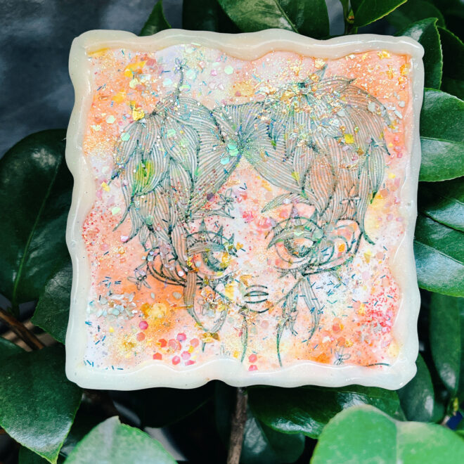 女の子のアナログイラスト