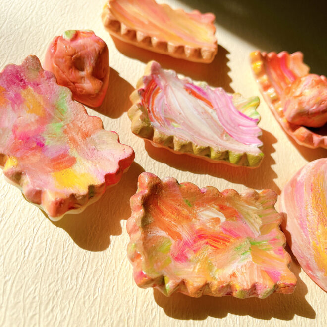 ハンドメイドミニトレイ