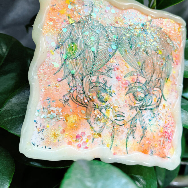 女の子のアナログイラスト