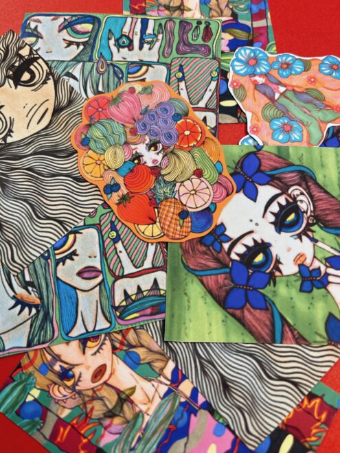 オリジナルイラストマグネット